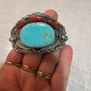 925 turquoise cuff
